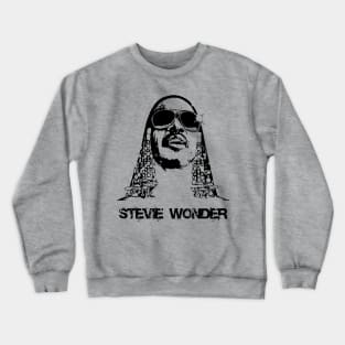 Stevie Wonder-Pencil Art Crewneck Sweatshirt